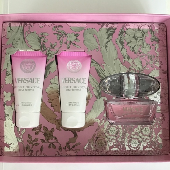 VERSACE Bright Crystal pour femme 3pcs fragrance set - Picture 1 of 9